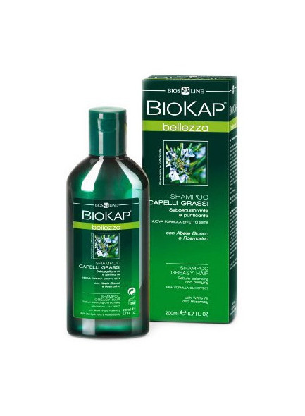 Shampoo for greasy hair, 200ml / BioKap