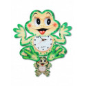 Wall Clock, with moving eyes, Frog