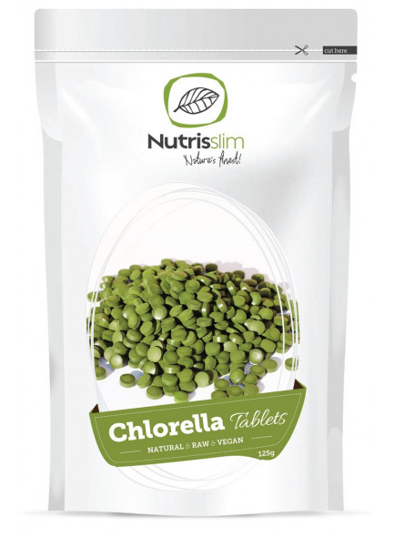 Chlorella compresse, 125g / Nutrisslim