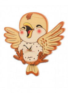 Wall clock, medium turtle / Bartolucci