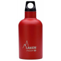 Stainless steel thermo bottle, red, 350ml