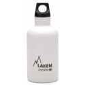 Stainless steel thermo bottle, white, 350ml