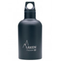 Stainless steel thermo bottle, black, 350ml