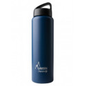 Wide mouth Stainless steel thermo bottle, blue, 1L