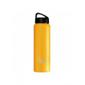 Wide mouth Stainless steel thermo bottle, yellow, 1l