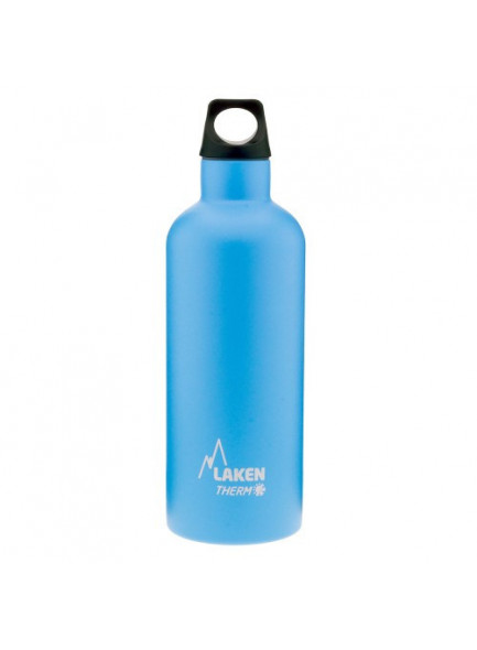 Stainless steel thermo bottle, light blue, 500ml / Laken