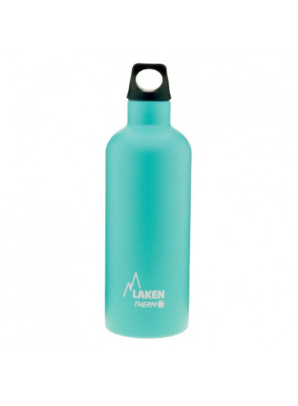Stainless steel thermo bottle, turquoise, 500ml / Laken