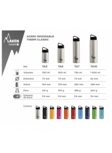 Wide mouth Stainless steel thermo bottle, 500ml