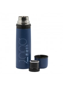 Stainless Steel Thermo Bottle With Cap-Mug, Blue, 1l