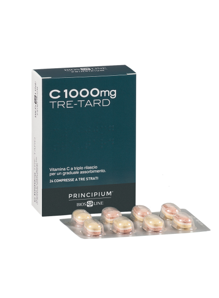 Vitamin C Tre Tard 1000mg 24 Capsules Dietary Supplement