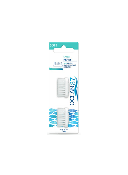Toothbrush Replacement Heads, Soft, 2pcs