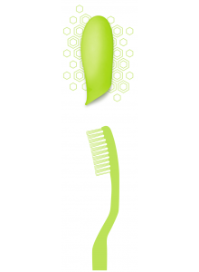 Antibacterial Toothbrush Cover, Green