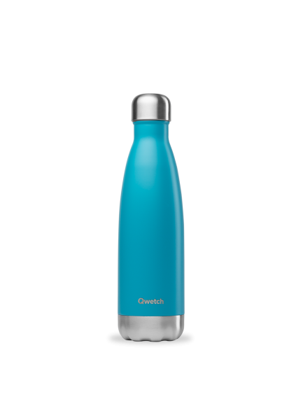 Insulated Stainless Steel Thermo Bottle, Turquoise