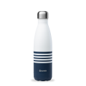 Insulated Stainless Steel Thermo Bottle, Mariniere Blue