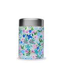 Insulated Stainless Steel Lunchbox, Flora - Blue