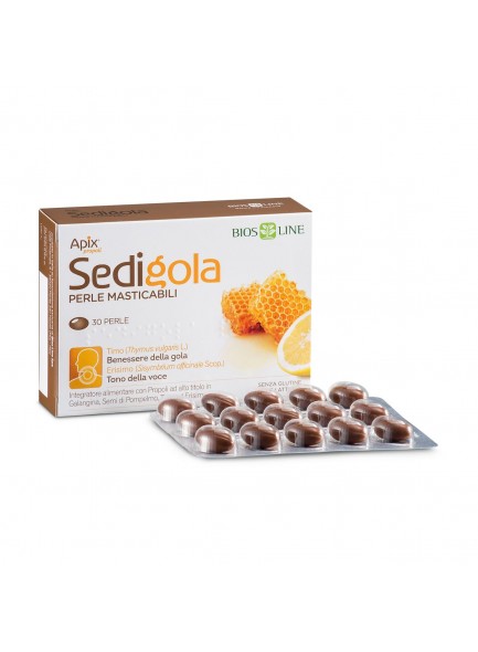 Chewable Pearls for Throat "Sedigola"