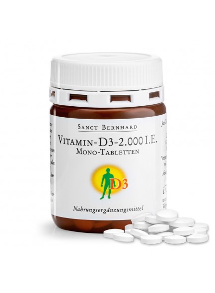 Vitamina D3 (2000IU) Mono-Tablets