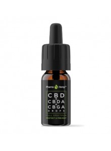 Kanepiõli tilgad CBD 5% + CBDA 5% + CBGA 5%