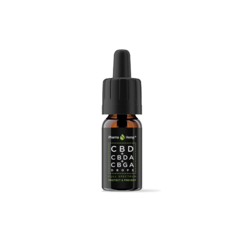 Kanepiõli tilgad CBD 5% + CBDA 5% + CBGA 5%