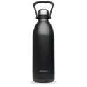 Insulated Stainless Steel Thermo Bottle with Handle, Black Rock