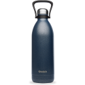 Insulated Stainless Steel Thermo Bottle with Handle, Blue Rock
