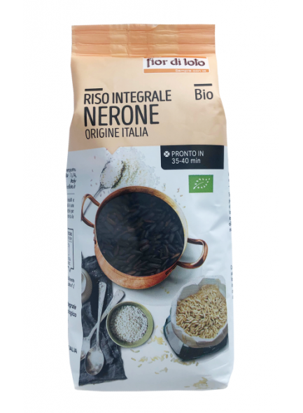Musta täysjyvä Nerone-riisi