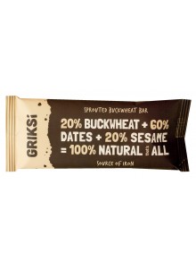 Raw Bar with Sprouted Buckwheat & Sesame