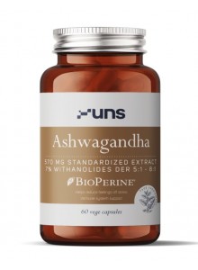 Ashwagandha ekstrakt (570mg) + Bioperiin