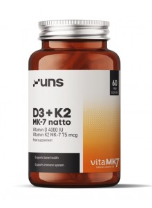 Vitamin D3 (4000IU) + K2 (75mcg)