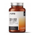 D3-vitamiin (4000IU) + K2 (75mcg), 60 kapslit / toidulisand