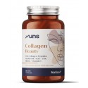 Collagene (800mg) con acido ialuronico e vitamine, 60 capsule / integratore alimentare