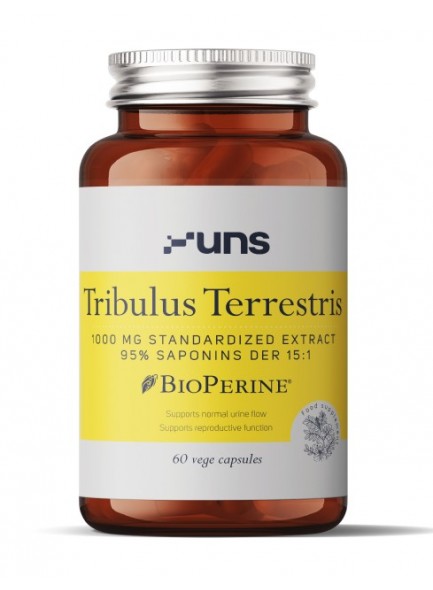 Tribulus ekstrakt (1000mg) + Bioperiin