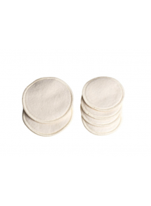 Organic Cotton Cosmetic Pad Set, 4+2pcs