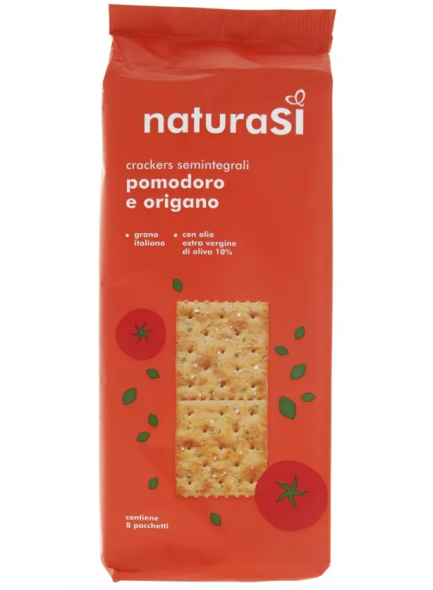 Crackers with Tomato & Oregano