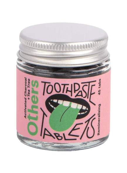 Teeth Brushing Tablets, Tea Tree & Activated Charcoal