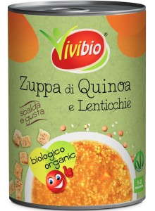 Zuppa di quinoa e lenticchie