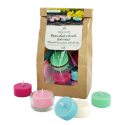 Unscented Rapeseed Wax Tealights 15pcs + Tealight Base