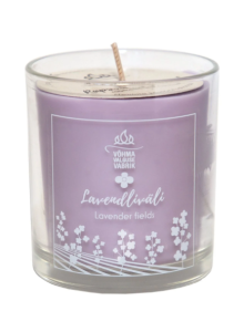Rapeseed Aroma Candle "Lavender Fields"