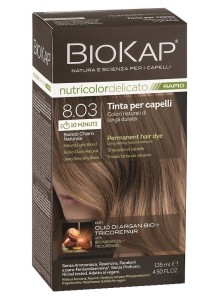 Biokap Nutricolor Delicato Rapid 8.03 / Natural Light Blond Hair Dye