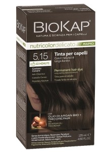 Biokap Nutricolor Delicato Rapid 5.15 / Ash Chestnut Hair Dye