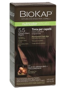 Biokap Nutricolor Delicato 5.5 / Mahogany Light Brown Hair Dye