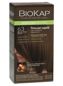 Biokap Nutricolor Delicato 6.3 / Dark Golden Blond Hair Dye