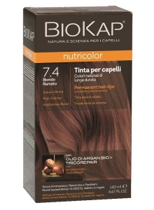 Biokap Nutricolor 7.4 / Auburn Blond Hair Dye