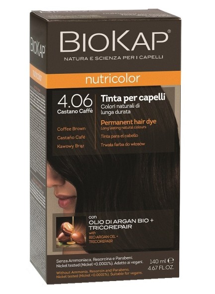 Biokap Nutricolor  4.06 / Coffee Brown Hair Dye