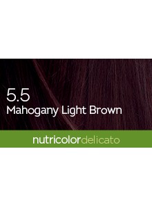 Biokap Nutricolor Delicato 5.5 / Mahogany Light Brown Hair Dye