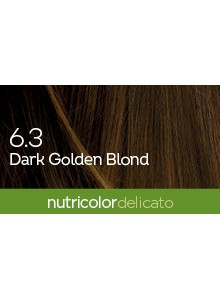 Краска для волос Biokap Nutricolor Delicato 6.3 / Темно-золотой блонд