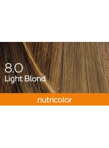 Juuksevärv Biokap Nutricolor 8.0 / heleblond / püsivärv