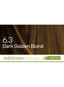 Biokap Nutricolor Delicato Rapid 6.3 / Dark Golden Blond Hair Dye