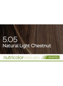 Biokap Nutricolor Delicato Rapid 5.05 / Chestnut Light Brown Hair Dye