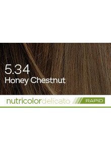 Biokap Nutricolor Delicato Rapid 5.34 / Honey Chestnut Hair Dye